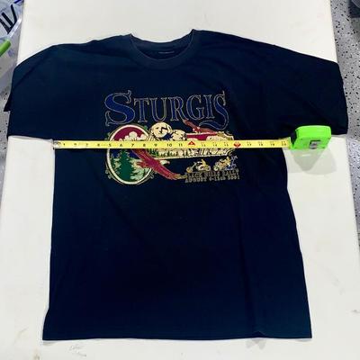 2001 Sturgis Motorcycle Rally Tee Shirt