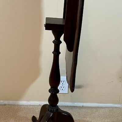 Vintage Flip-Top Wood Table