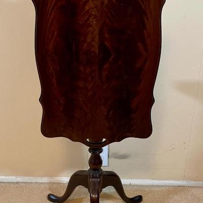 Vintage Flip-Top Wood Table