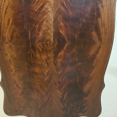 Vintage Flip-Top Wood Table