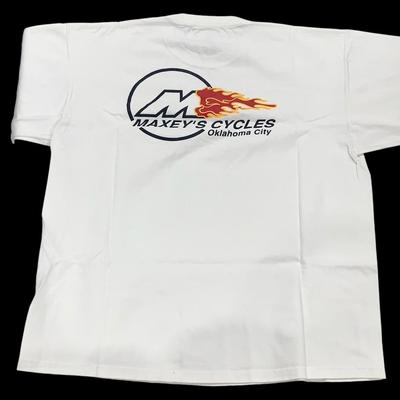 Vintage Maxey’s Cycle Tee Shirt - Okla City, OK