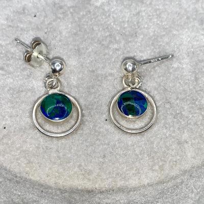 Sterling Silver and Labradorite Necklace and Earring Set