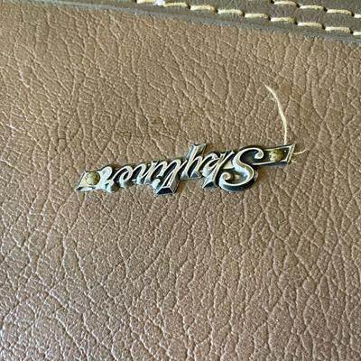 Vintage Suitcase with Yarn