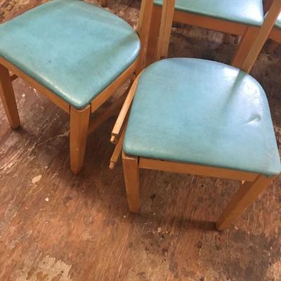 14 maple or birch restaurant commercial grade dining chairs. Lot# 