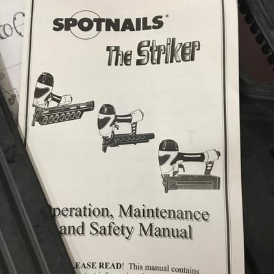 Spotnails pneumatic air nailer 18 gauge. Lot#