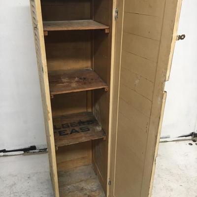 Primative cupboard pine, shabby chic. Lot# 