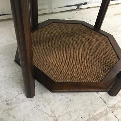Mid-Century octogon end table MCM. Lot#