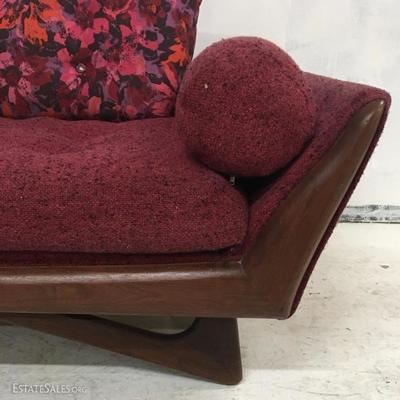 Craft Associates Adrian Pearsall Sofa & Chair Walnut Mid-Century Modern Set.