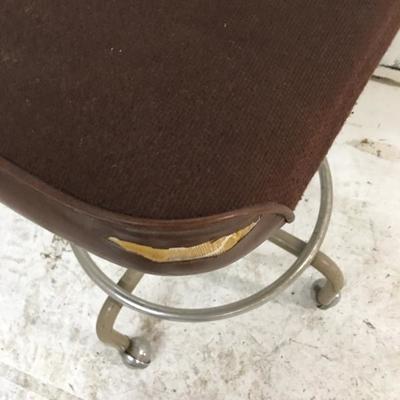 Vinatge Metal Stool, drafting table stool. Lot#