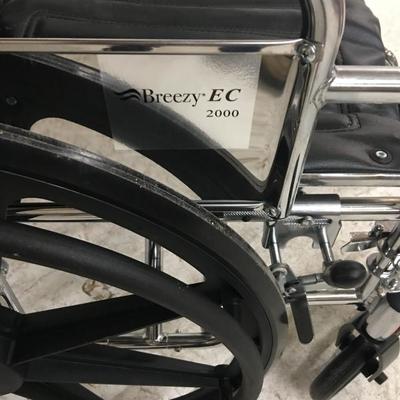 Wheelchair Breezy EC 2000, like new. Lot#