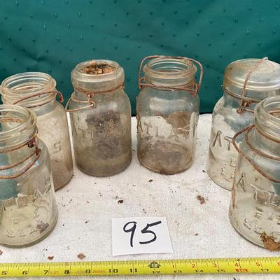 Vintage Atlas Jar Lot