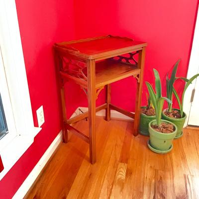 104 Mahogany Wooden Telephone Stand