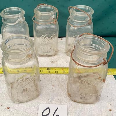 Vintage Ball Square Jar Lot