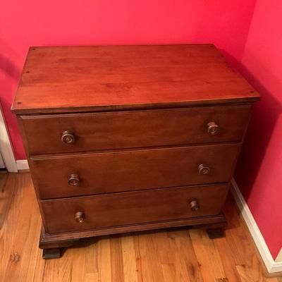 108 Maple Three Drawer Dresser