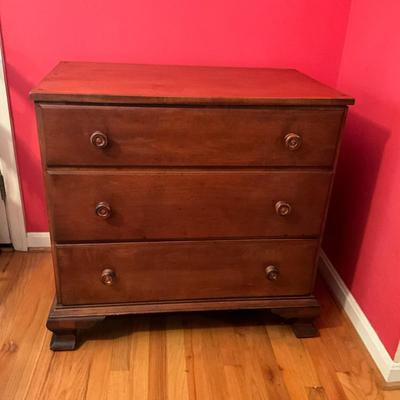 108 Maple Three Drawer Dresser