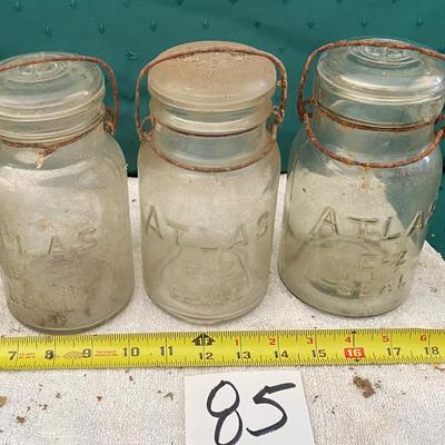 Vintage Atlas Quart Jar Lot