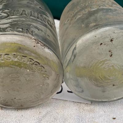 Vintage 1/2 Gallon Jars