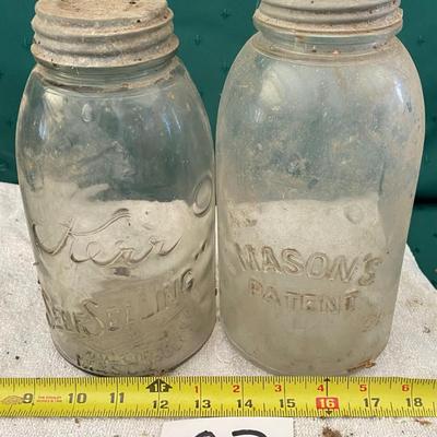 Vintage 1/2 Gallon Jars