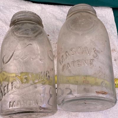 Vintage 1/2 Gallon Jars