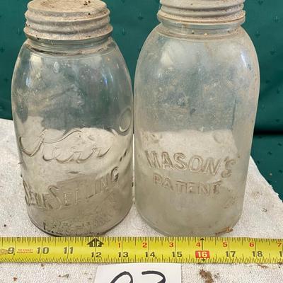 Vintage 1/2 Gallon Jars