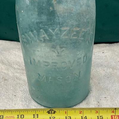 Vintage Swayzee 2 Quart Jar