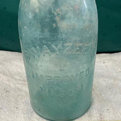 Vintage Swayzee 2 Quart Jar
