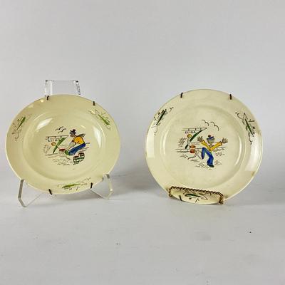 116 Rorlfrand "Elida" Child's Plate & Bowl