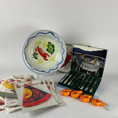 117 Lobster Set With Caskata Dishes