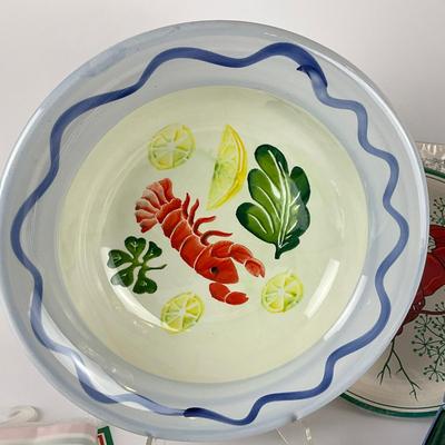 117 Lobster Set With Caskata Dishes