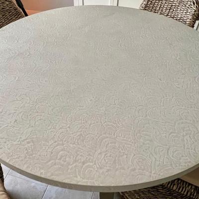 Matter Brothers Dining Table with Sea Grass Chairs