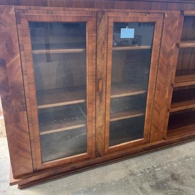 Antique German Biedermeier Bookcase.