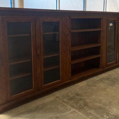 Antique German Biedermeier Bookcase.