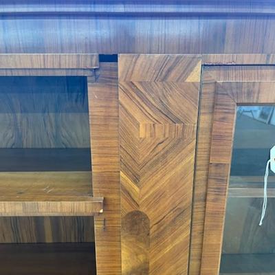 Antique German Biedermeier Bookcase.