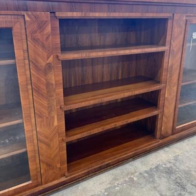 Antique German Biedermeier Bookcase.