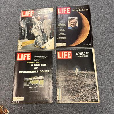 Vintage Historical Mixed Media Including Life and Time Magazines (1BH-DZ)