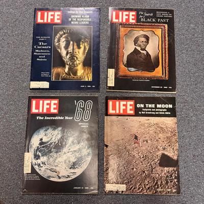 Vintage Historical Mixed Media Including Life and Time Magazines (1BH-DZ)
