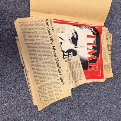 Vintage Historical Mixed Media Including Life and Time Magazines (1BH-DZ)