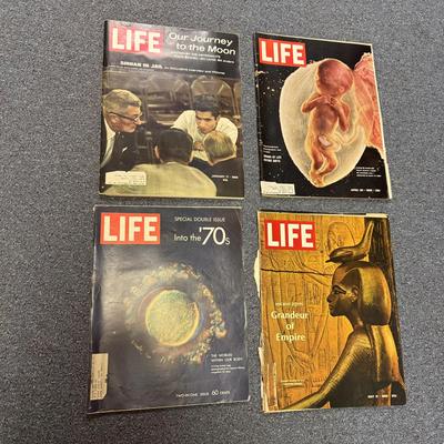 Vintage Historical Mixed Media Including Life and Time Magazines (1BH-DZ)