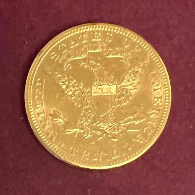 1907-S Ten Dollar Gold Coin