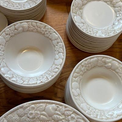 Vintage Metlox Vernon Antigua Dinner Set