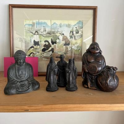 collection of Asian items