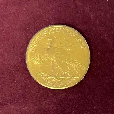 1914 Indian Head Ten Dollar Gold Coin