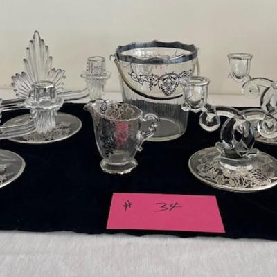Silver overlay items