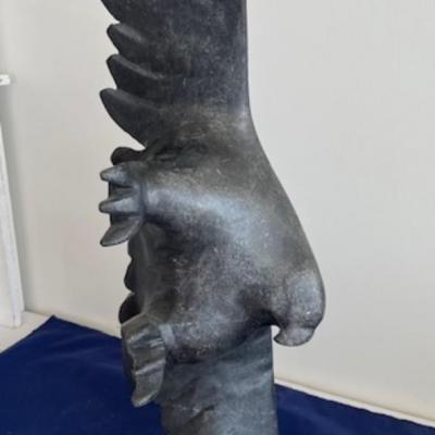 Ineaq Padley Inuit hand carved falcon
