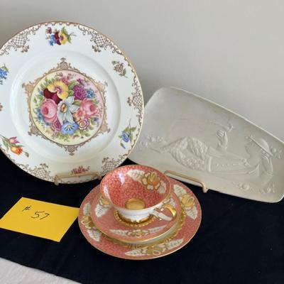 3 porcelain China items