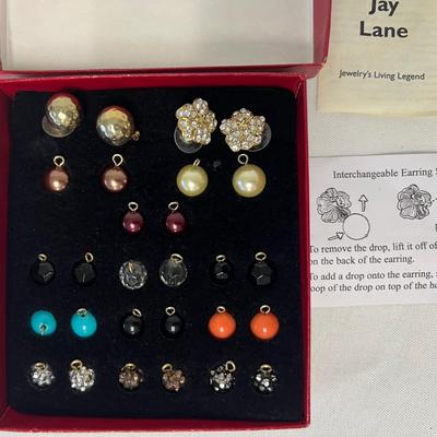 Vintage Kenneth Jay Lane Interchangeable Earring Set