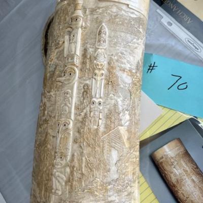 Musk bone carving