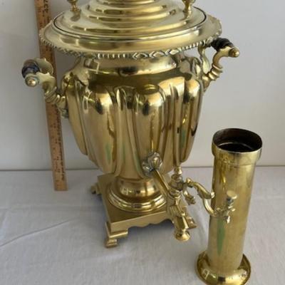 Russian brass Samovar