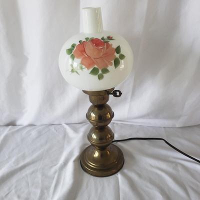 Four Glass Bowls/Pitcher and Brass Lamp (2D- KD)