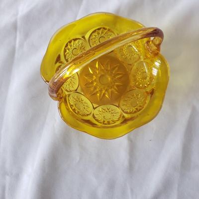 Four Glass Bowls/Pitcher and Brass Lamp (2D- KD)